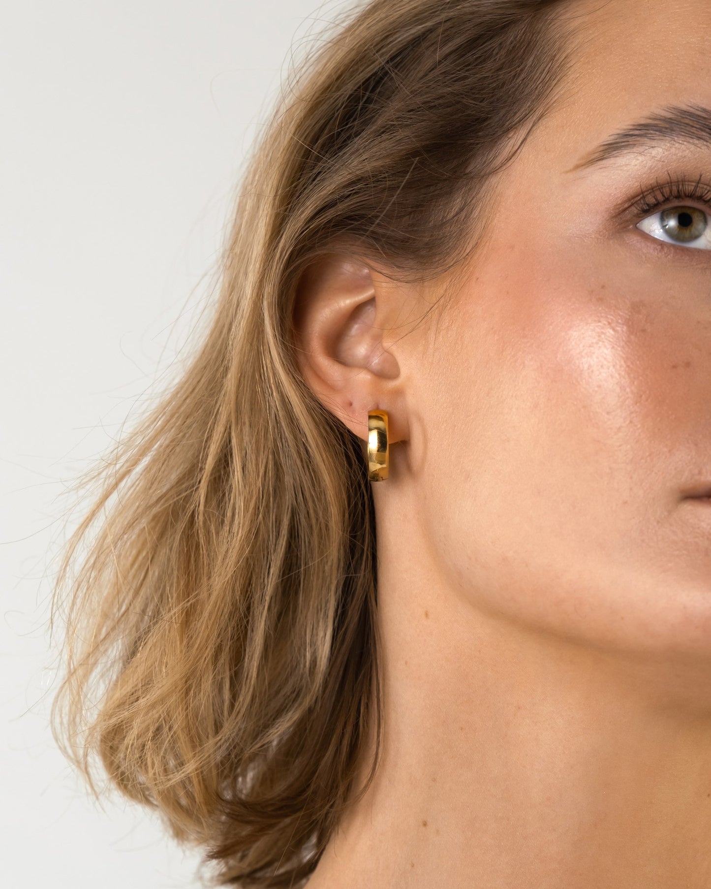 Chunky Gold Hoops