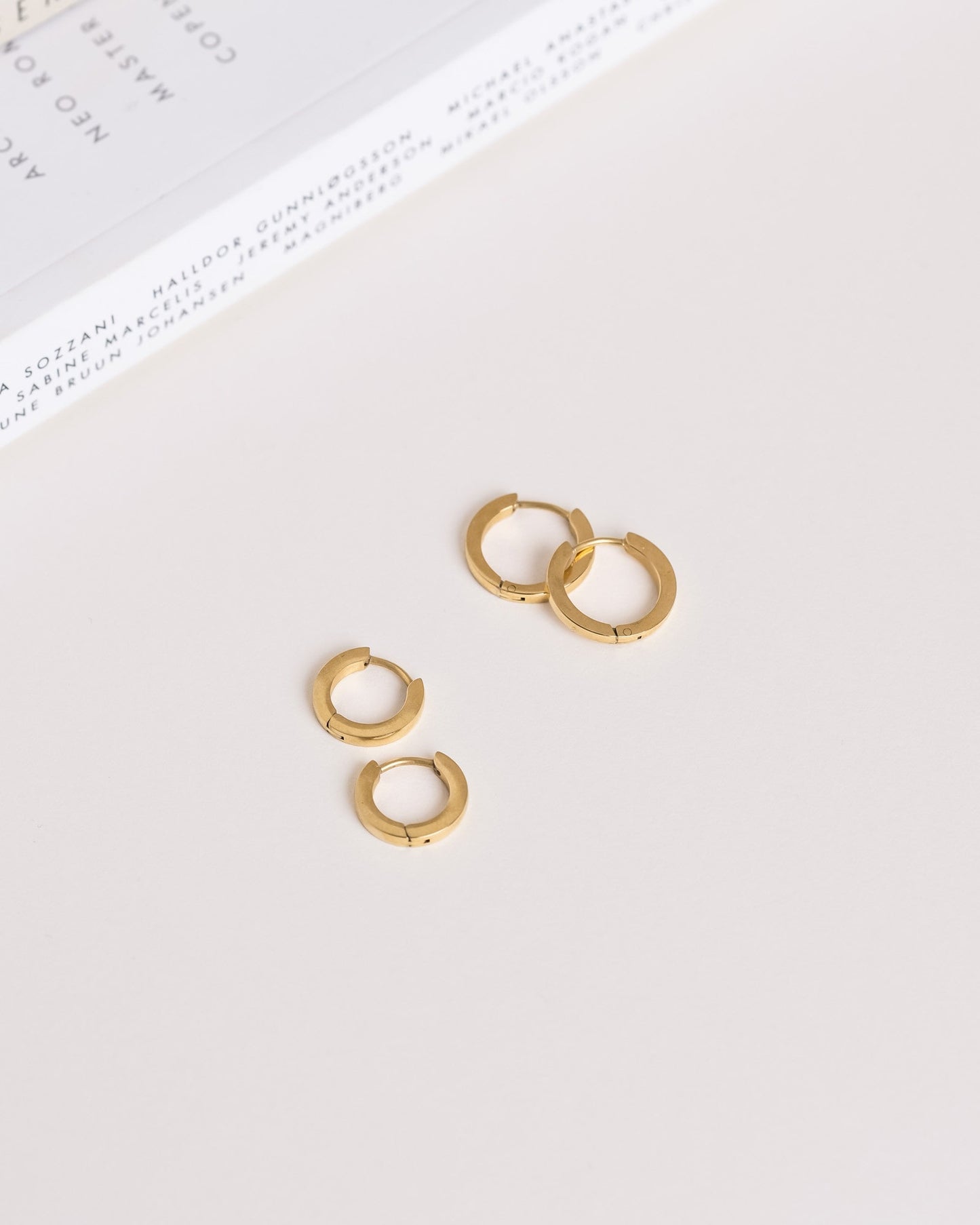 Classic Gold Hoops Small