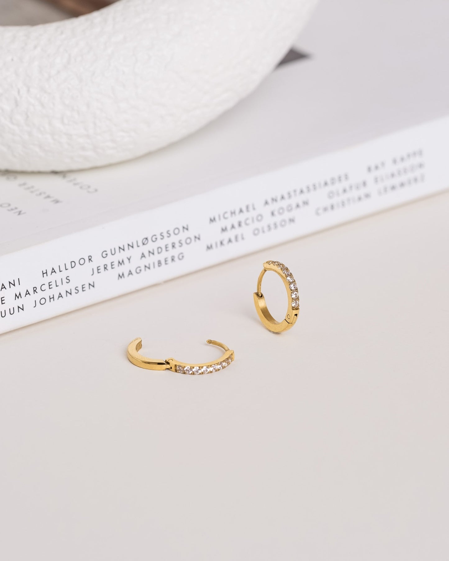 Shiny Gold Hoops