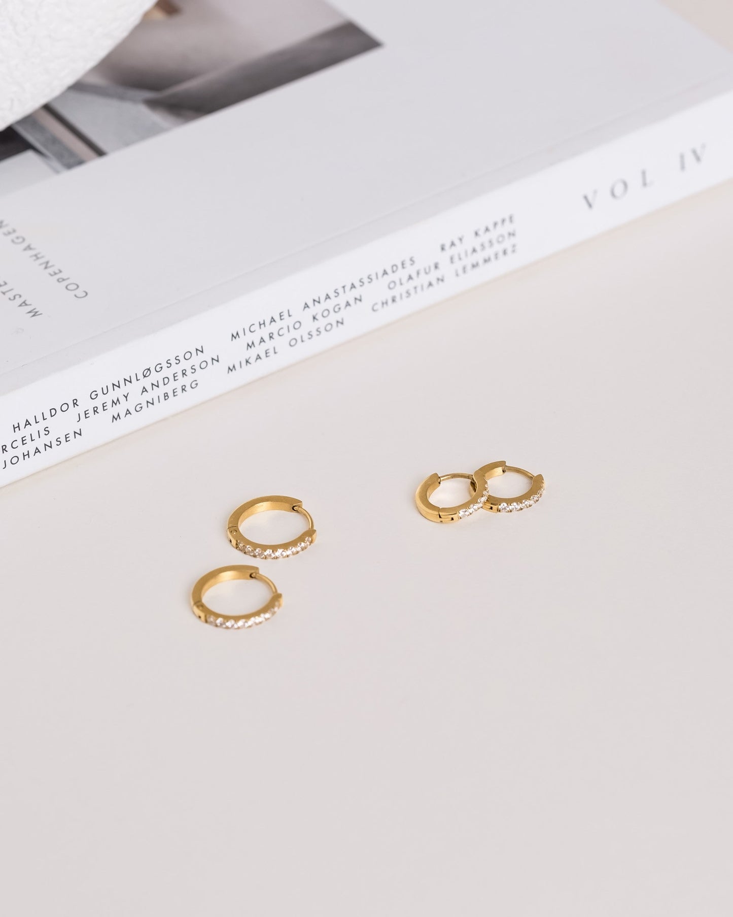 Shiny Gold Hoops Medium