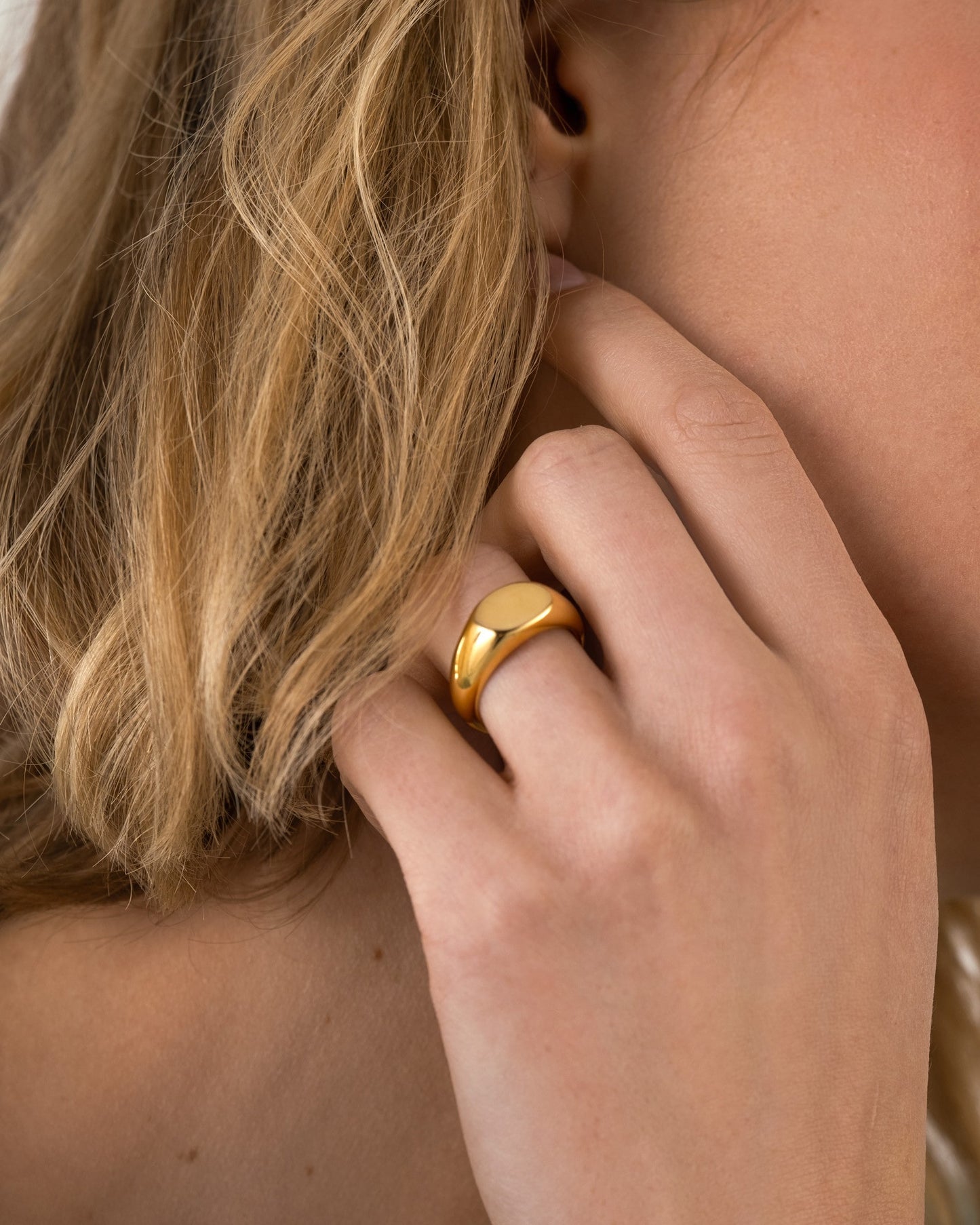 Flat Ring Gold