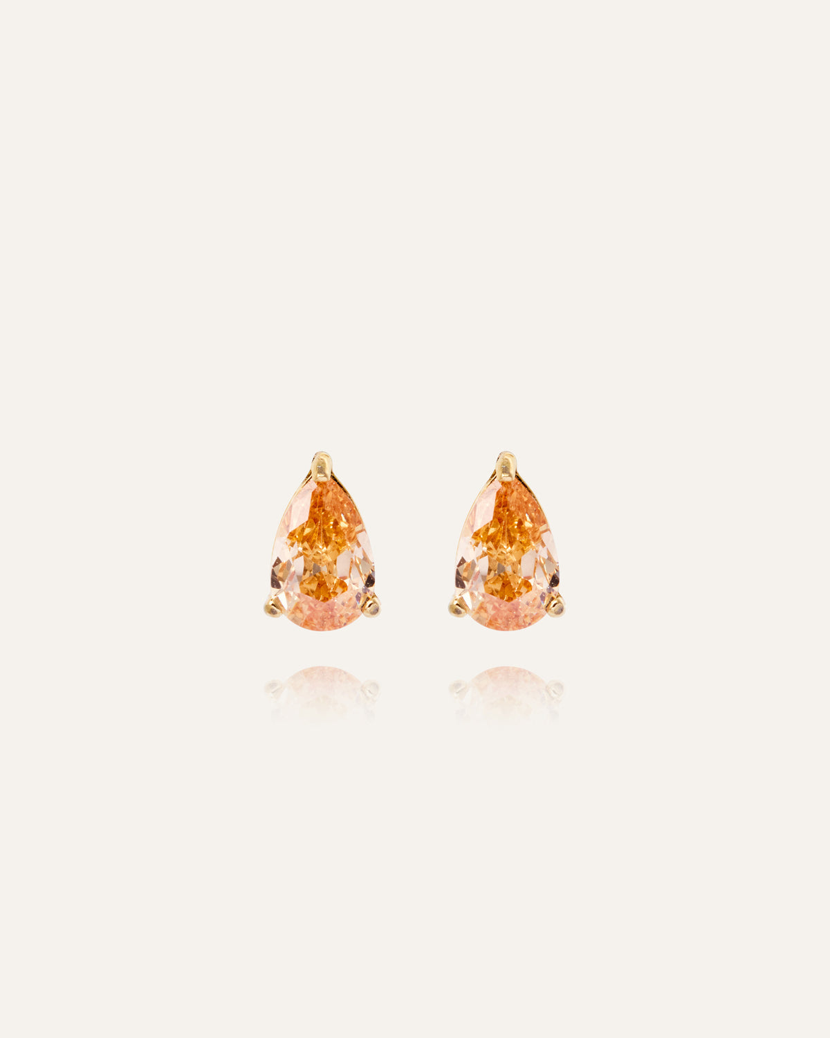 Belle Champagne Medium Studs
