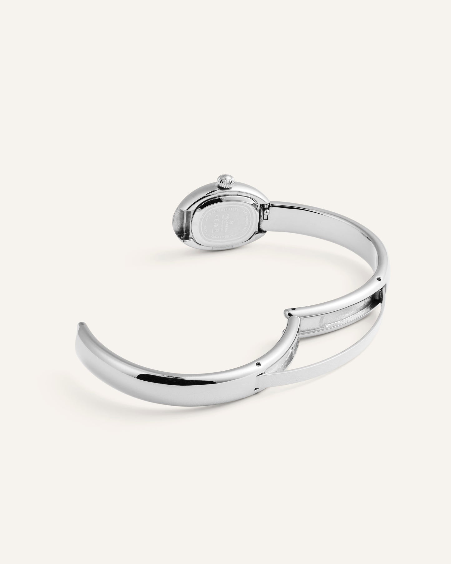 Strap Belle Oval Petite Steel Large Bangle + sprint
