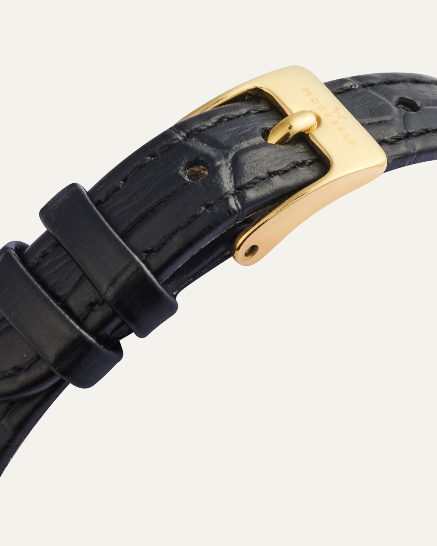 Timeless Leather Petite Gold Watch