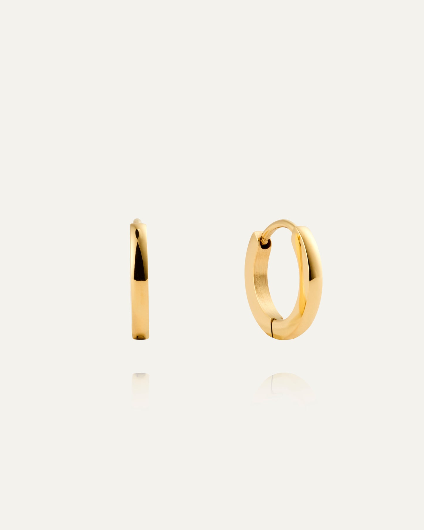 Classic Gold Hoops Small
