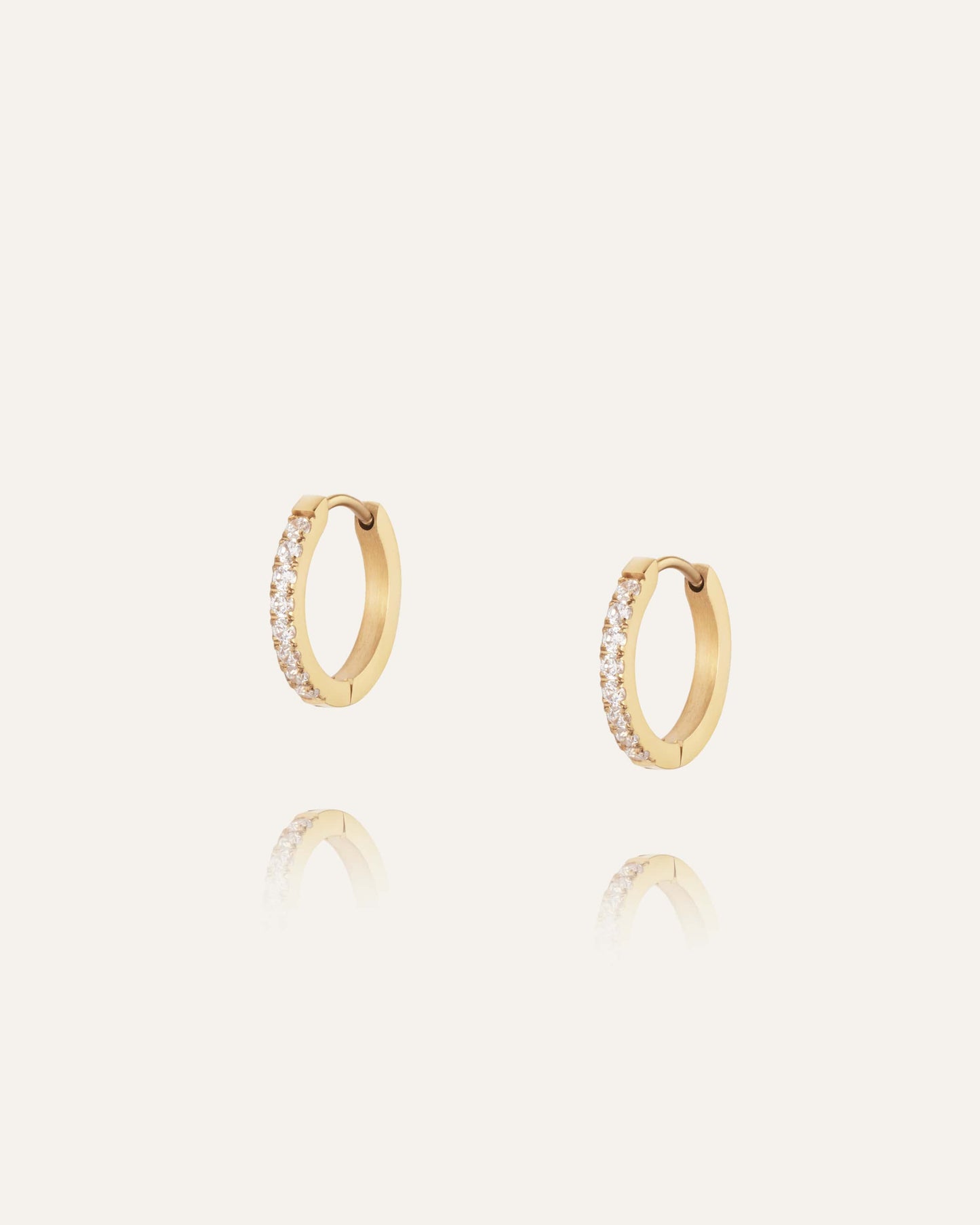 Shiny Gold Hoops