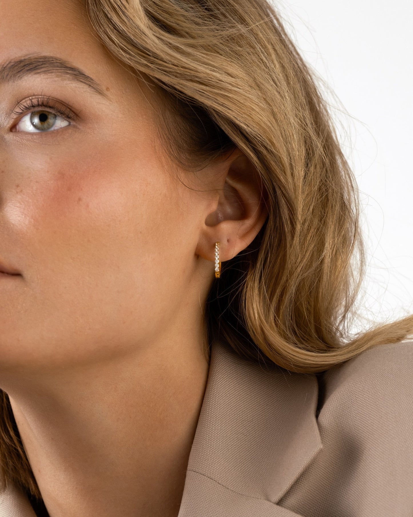 Shiny Gold Hoops