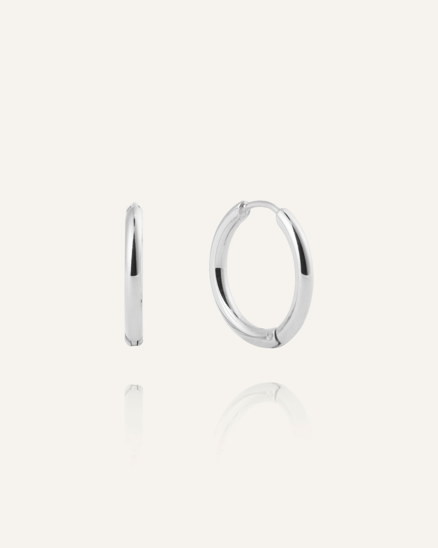 Slim Medium Hoops