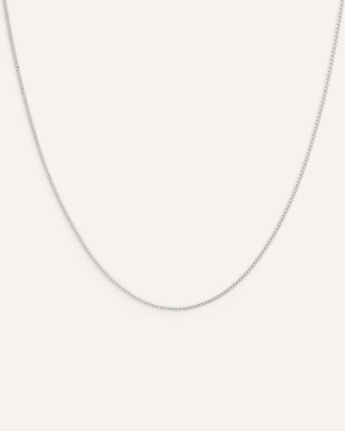 Thin Curb Chain Necklace