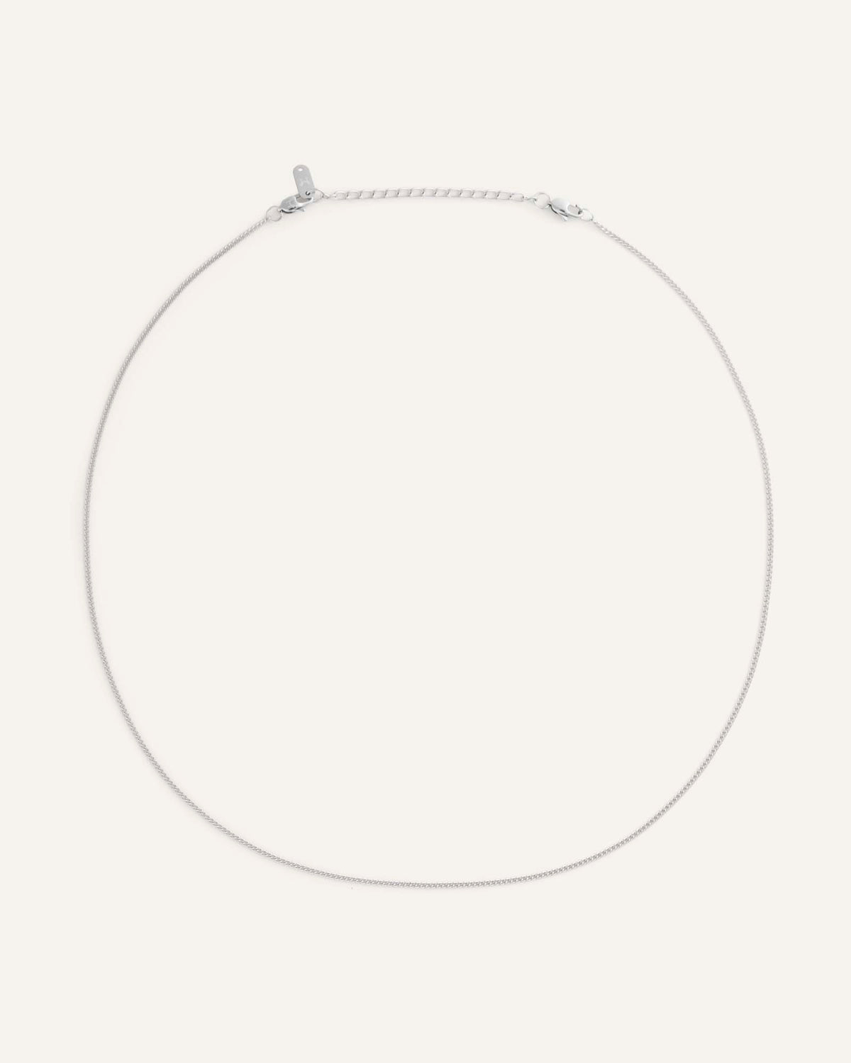 Thin Curb Chain Necklace