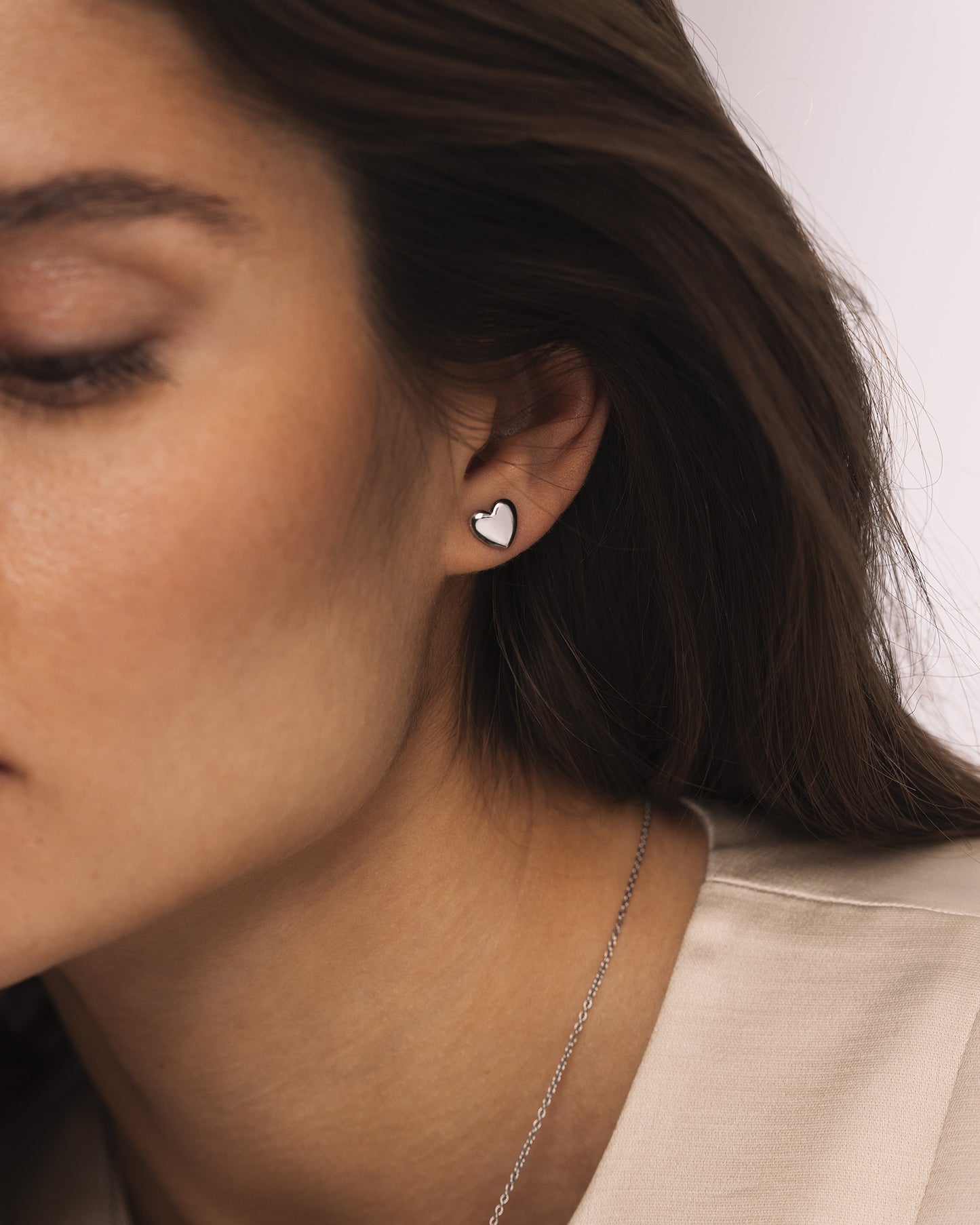 Love Steel Medium Studs