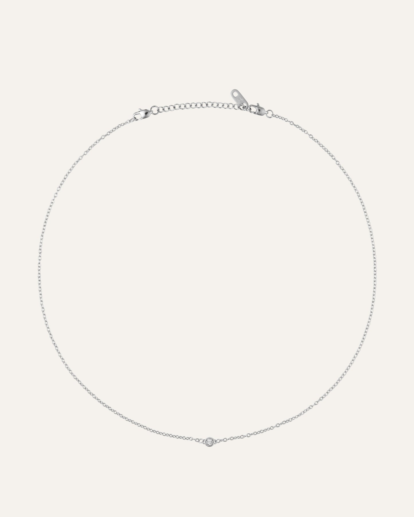 Thin Diamond Necklace