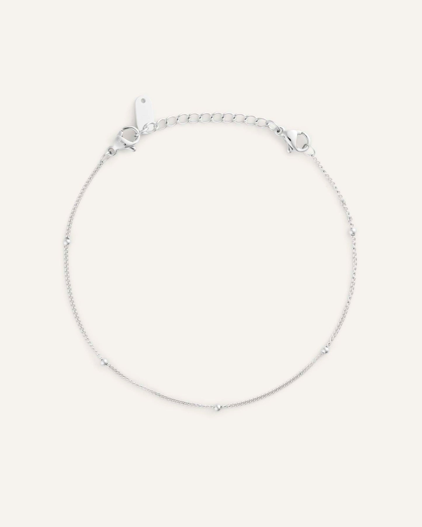 Beaded Chain Steel Bracelet