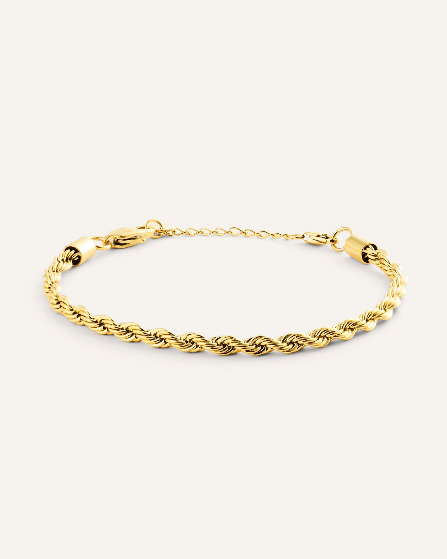 Bold Rope Chain Gold Bracelet