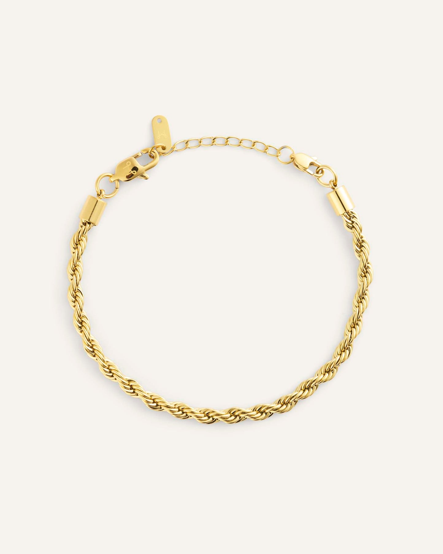 Bold Rope Chain Gold Bracelet