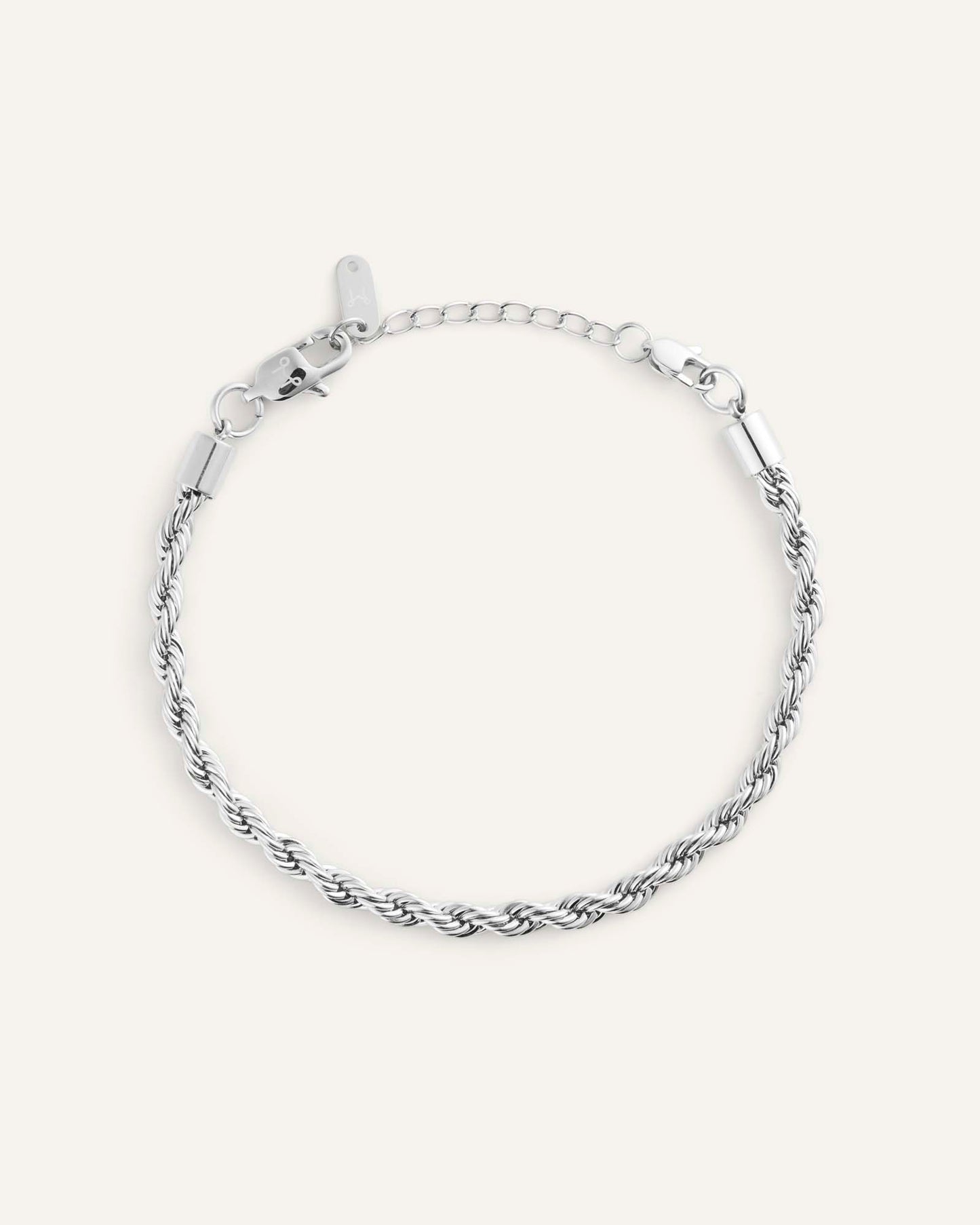 Bold Rope Chain Steel Bracelet
