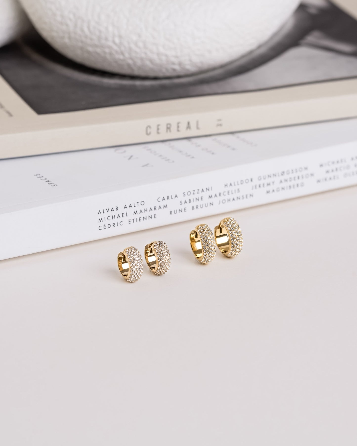 Amour Gold Hoops Small
