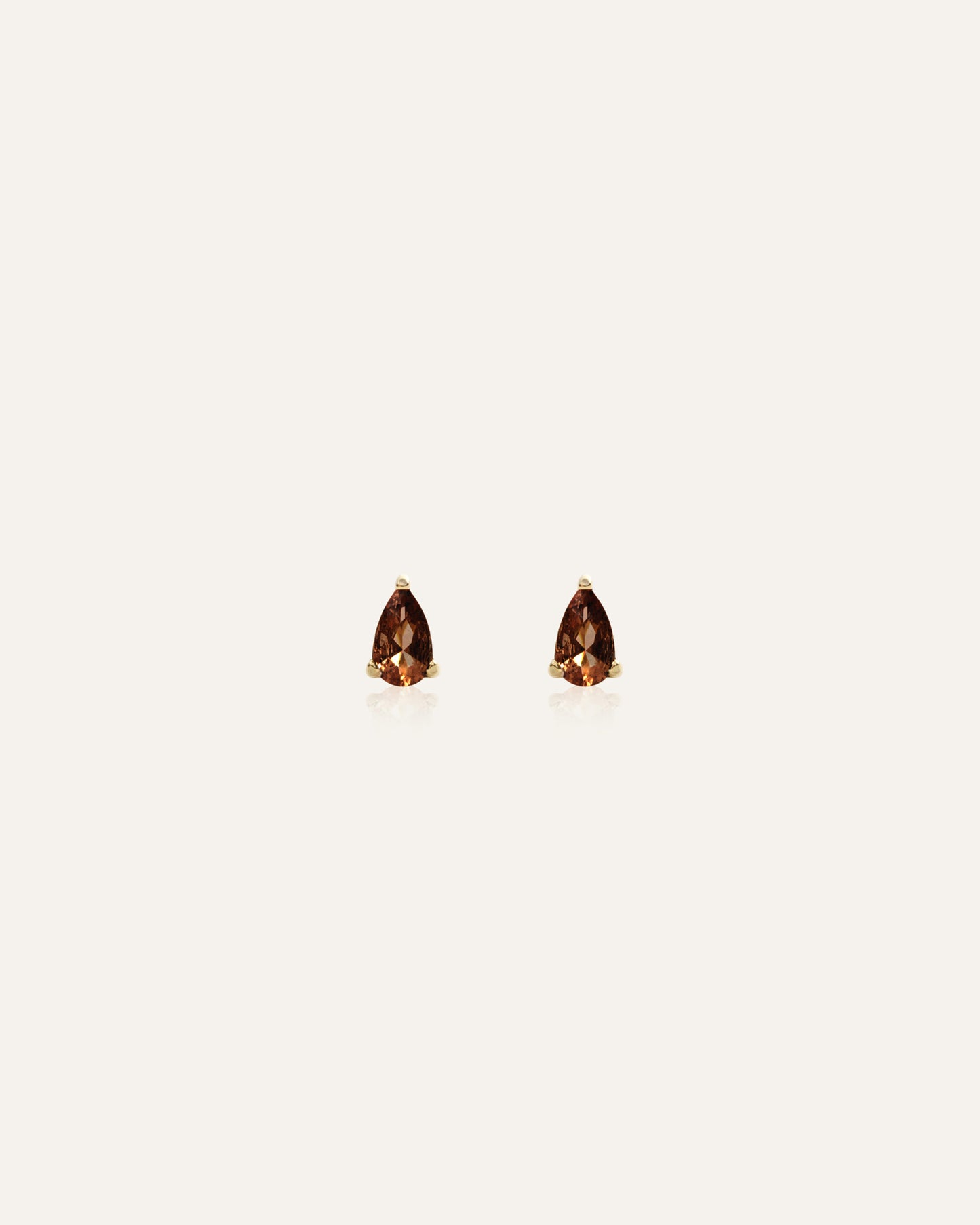 Belle Pear Studs Coffee - GIFT