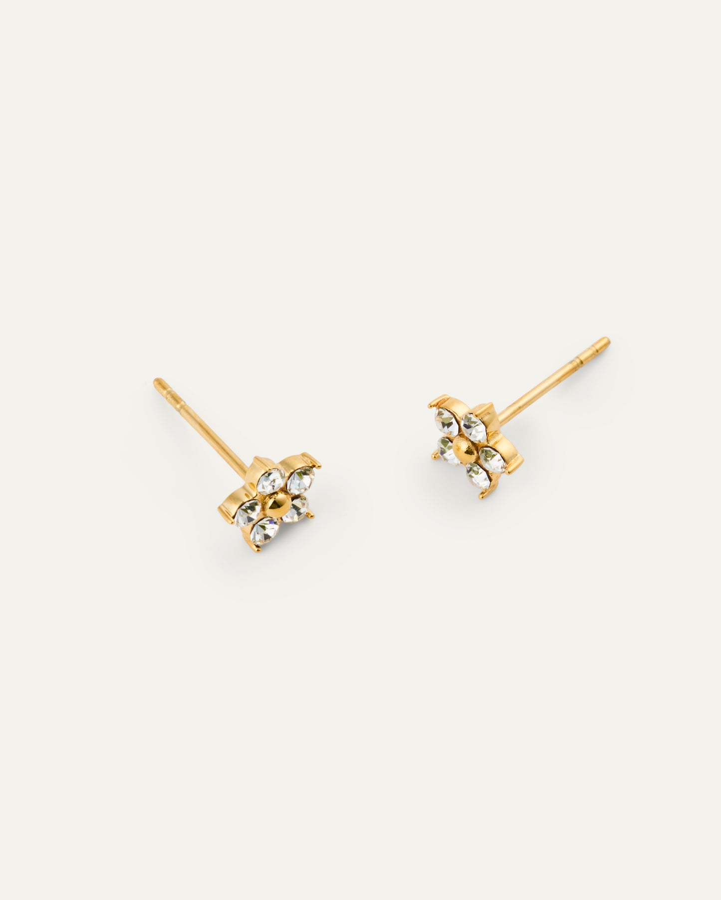 Flora Gold Studs
