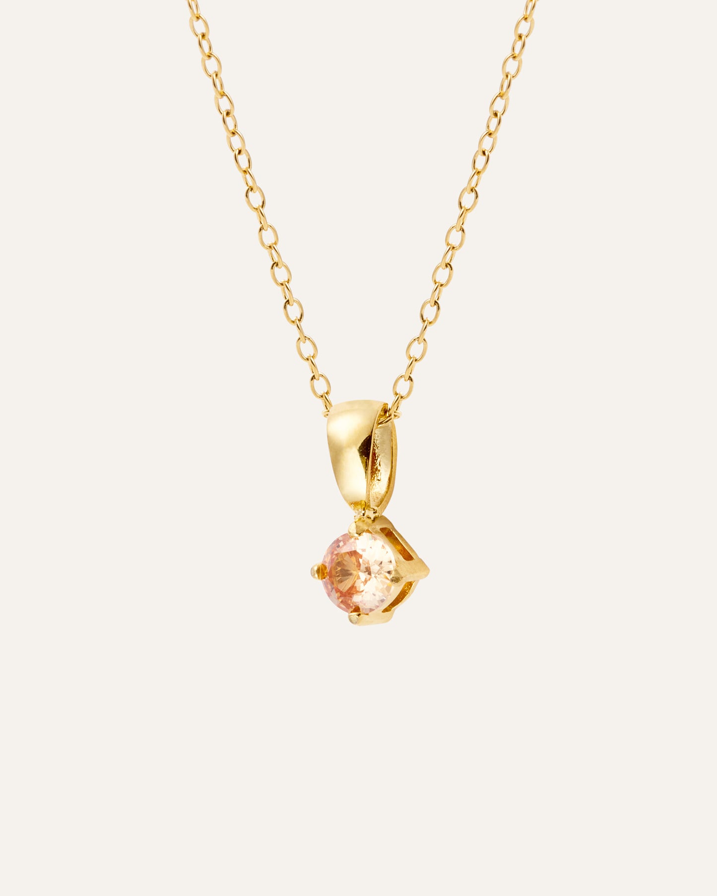 Jolie Gold Necklace - Champagne