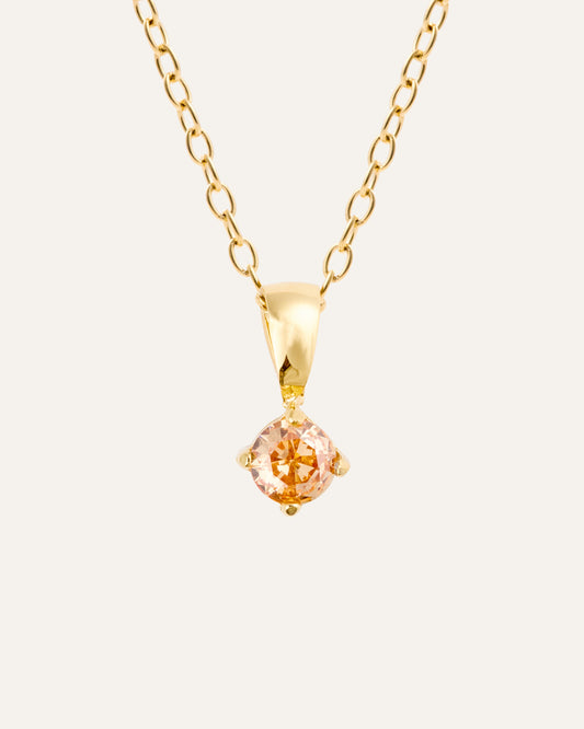 Jolie Gold Necklace - Champagne