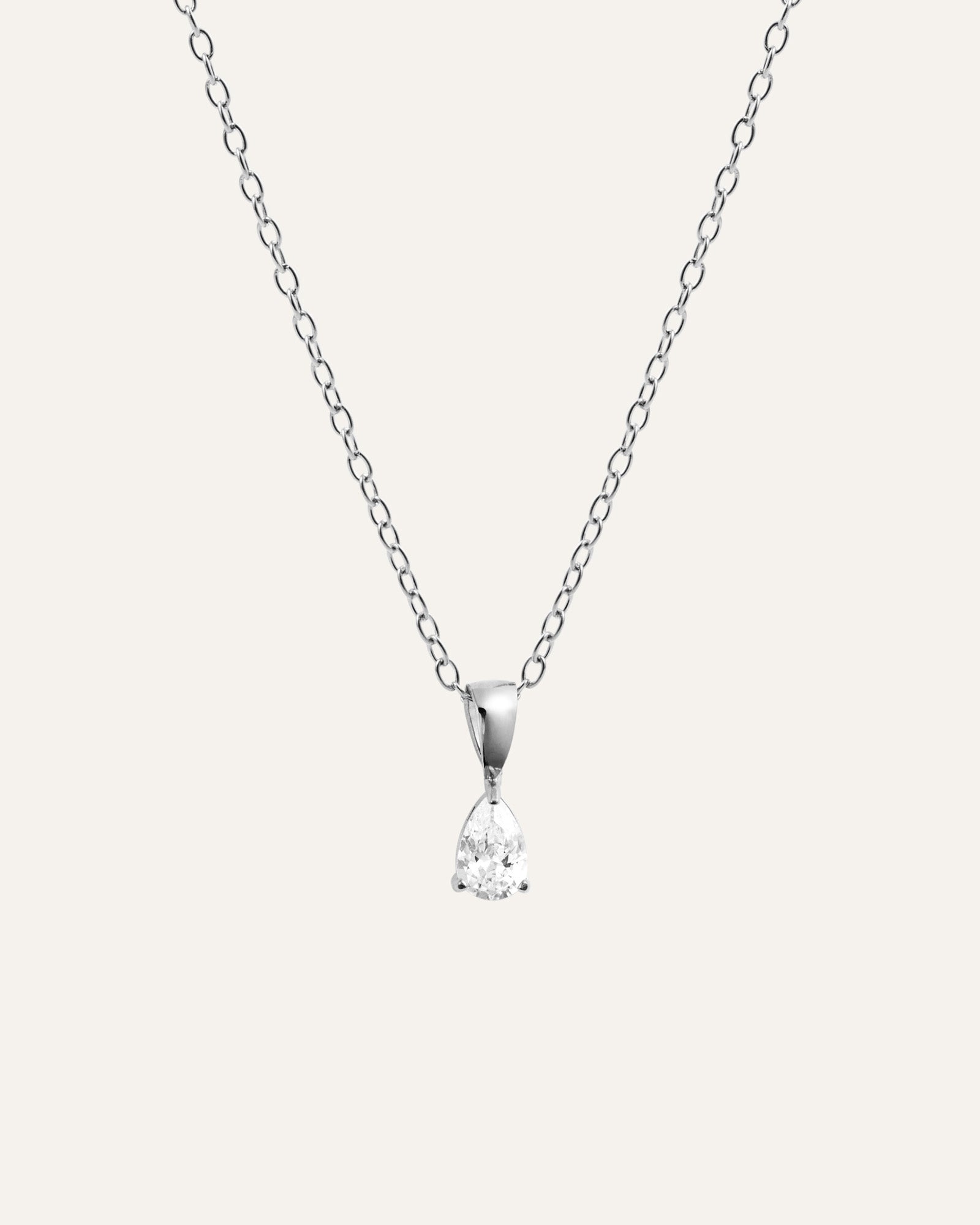 Belle White Necklace