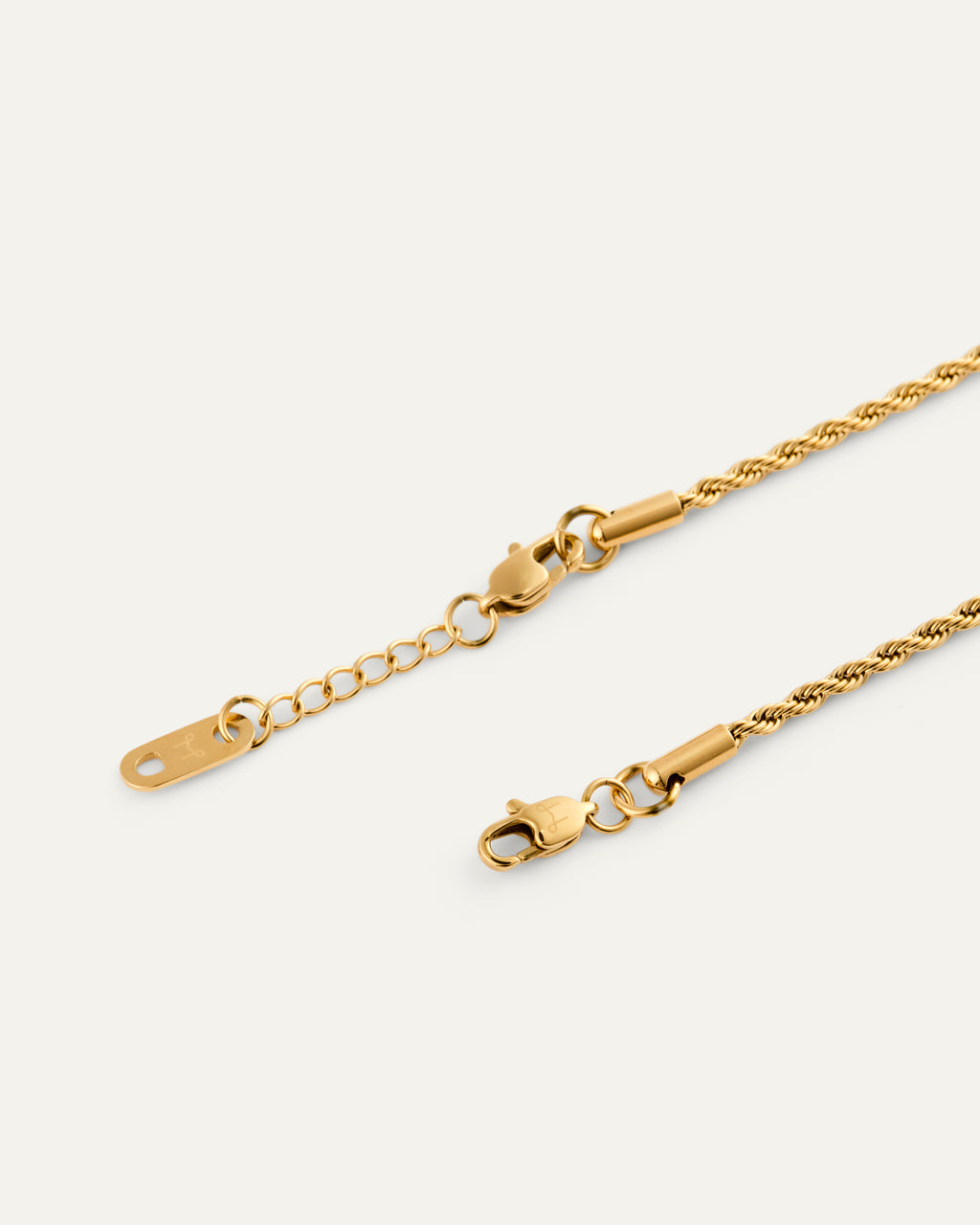Dünnes Kordelarmband Gold