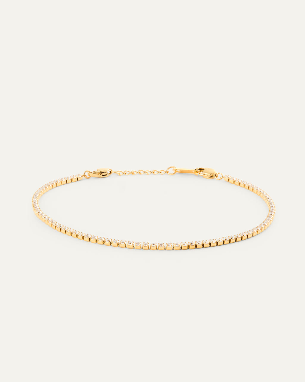 Glänzendes Tennisarmband