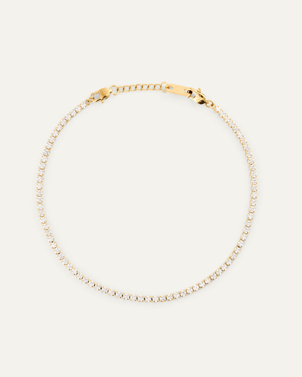 Glänzendes Tennisarmband