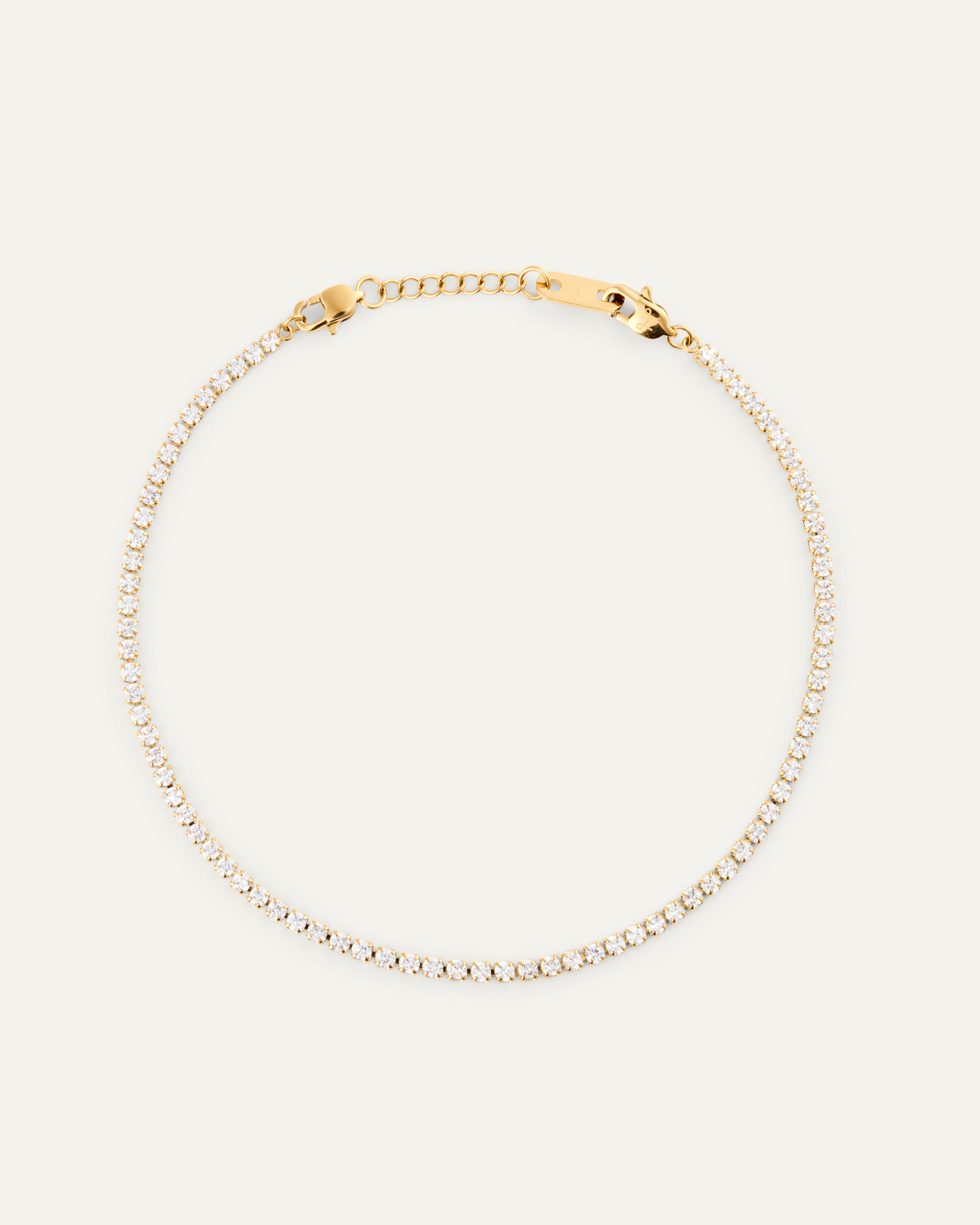 Glänzendes Tennisarmband