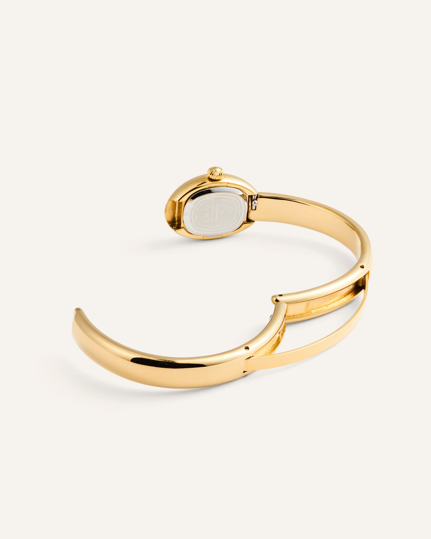 Strap Belle Oval Petite Gold Small Bangle + sprint