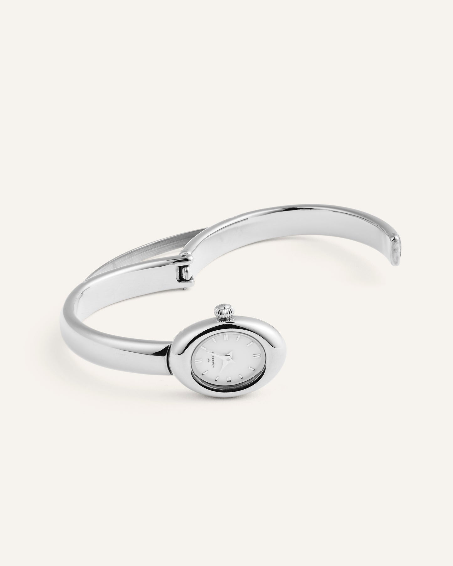 Strap Belle Oval Petite Steel Large Bangle + sprint
