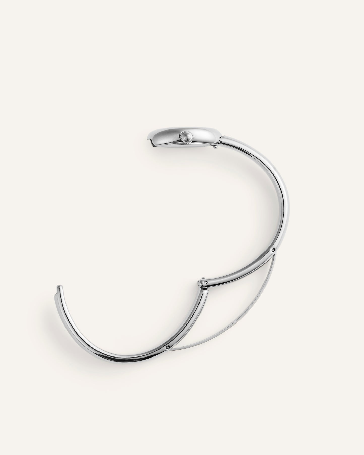 Strap Belle Oval Petite Steel Large Bangle + sprint