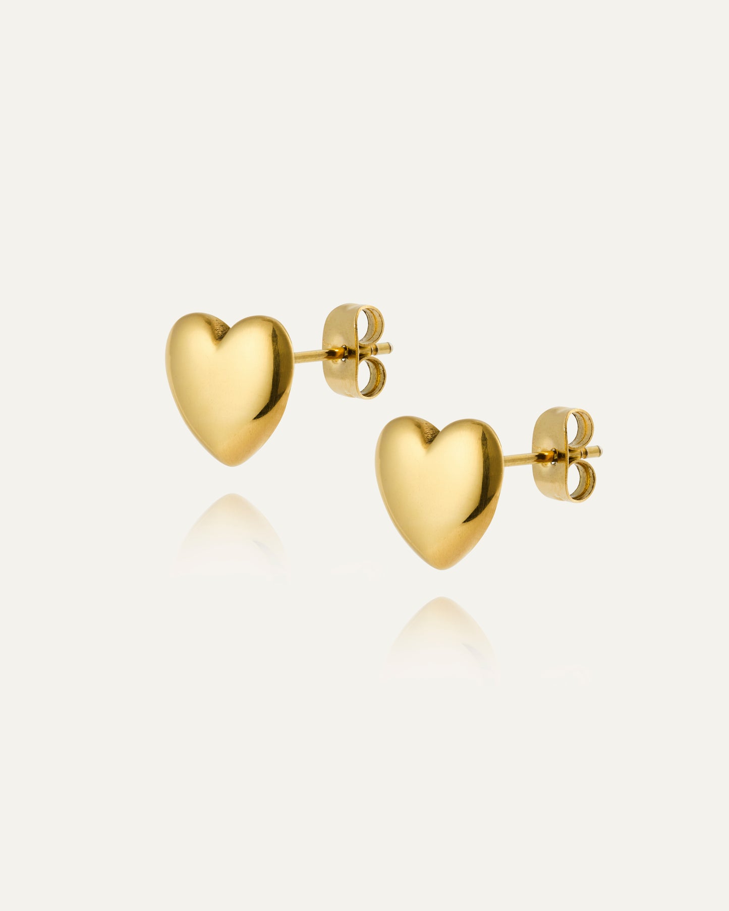 Love Gold Medium Studs