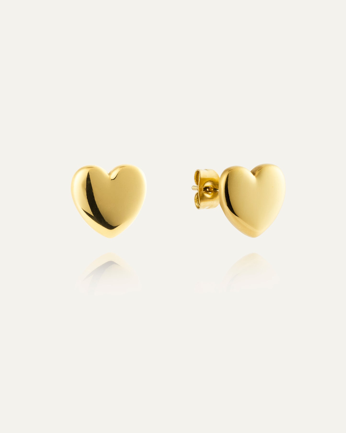 Love Gold Large Studs