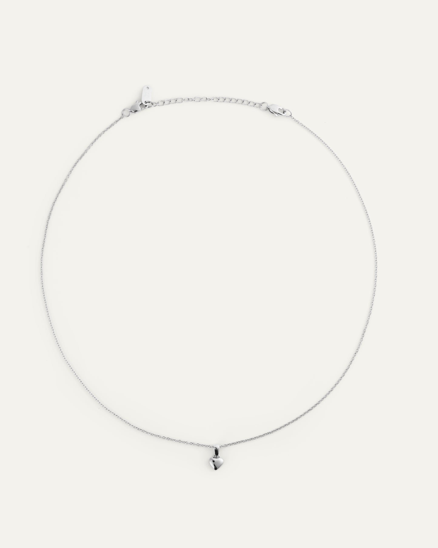Sweetheart Steel Medium Necklace