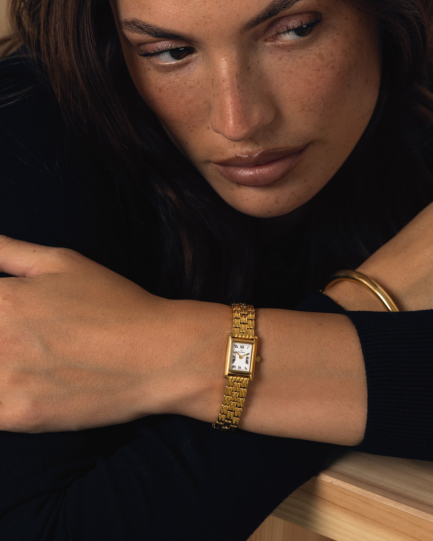 Timeless Vintage Petite Gold Watch