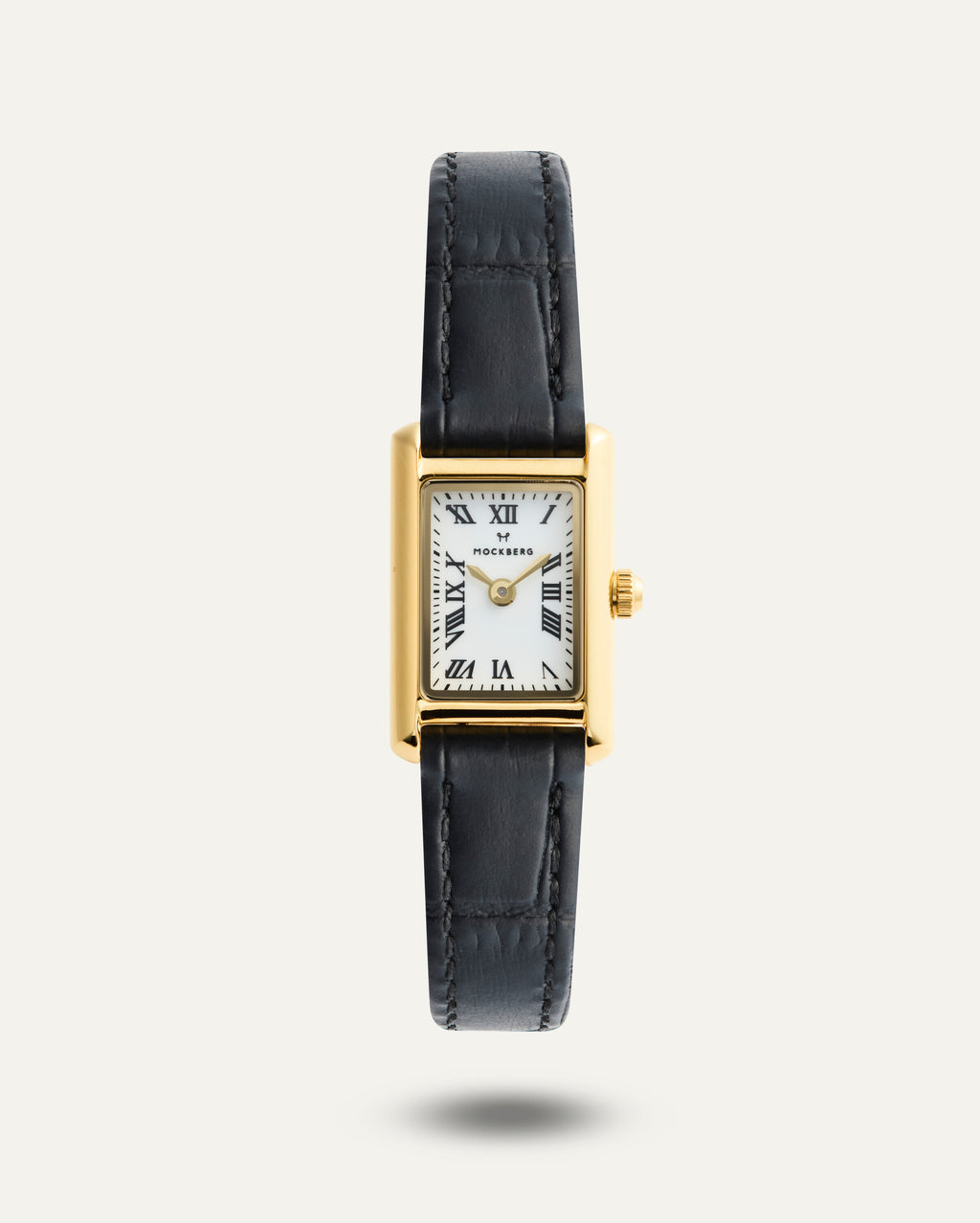 Timeless Leather Petite Gold Watch