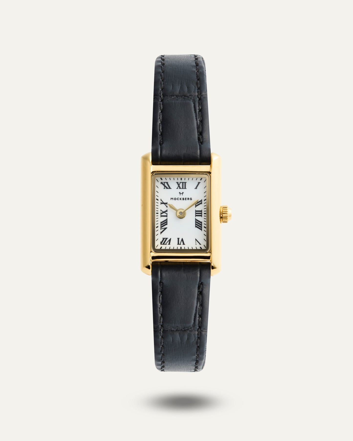 Timeless Leather Petite Gold Watch