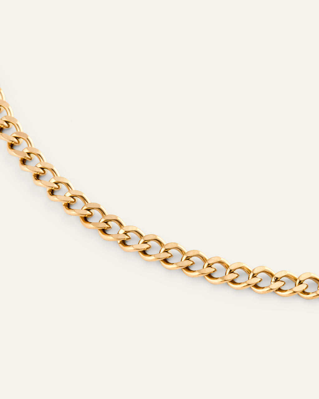 Panzerkettenarmband Gold