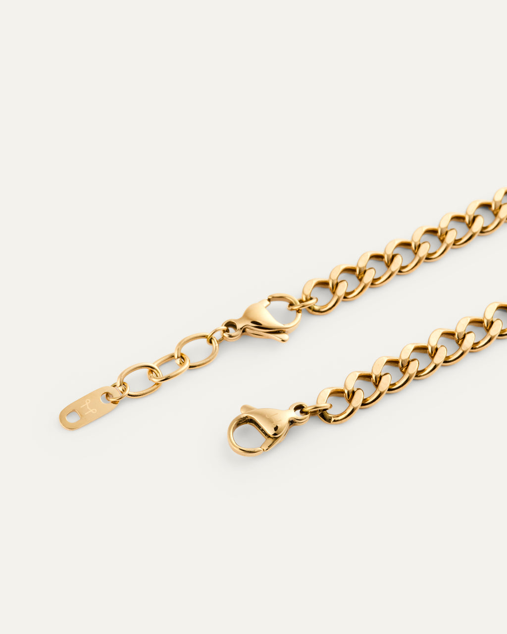 Panzerkettenarmband Gold