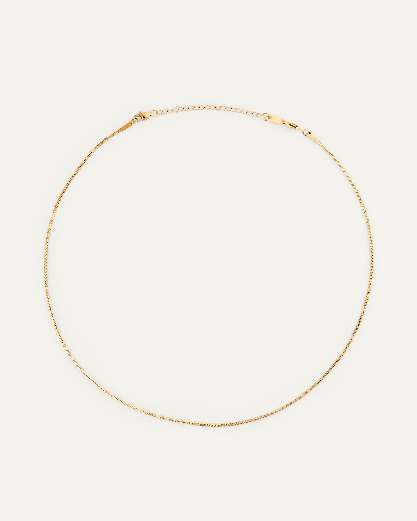 Snake chain necklace gold
