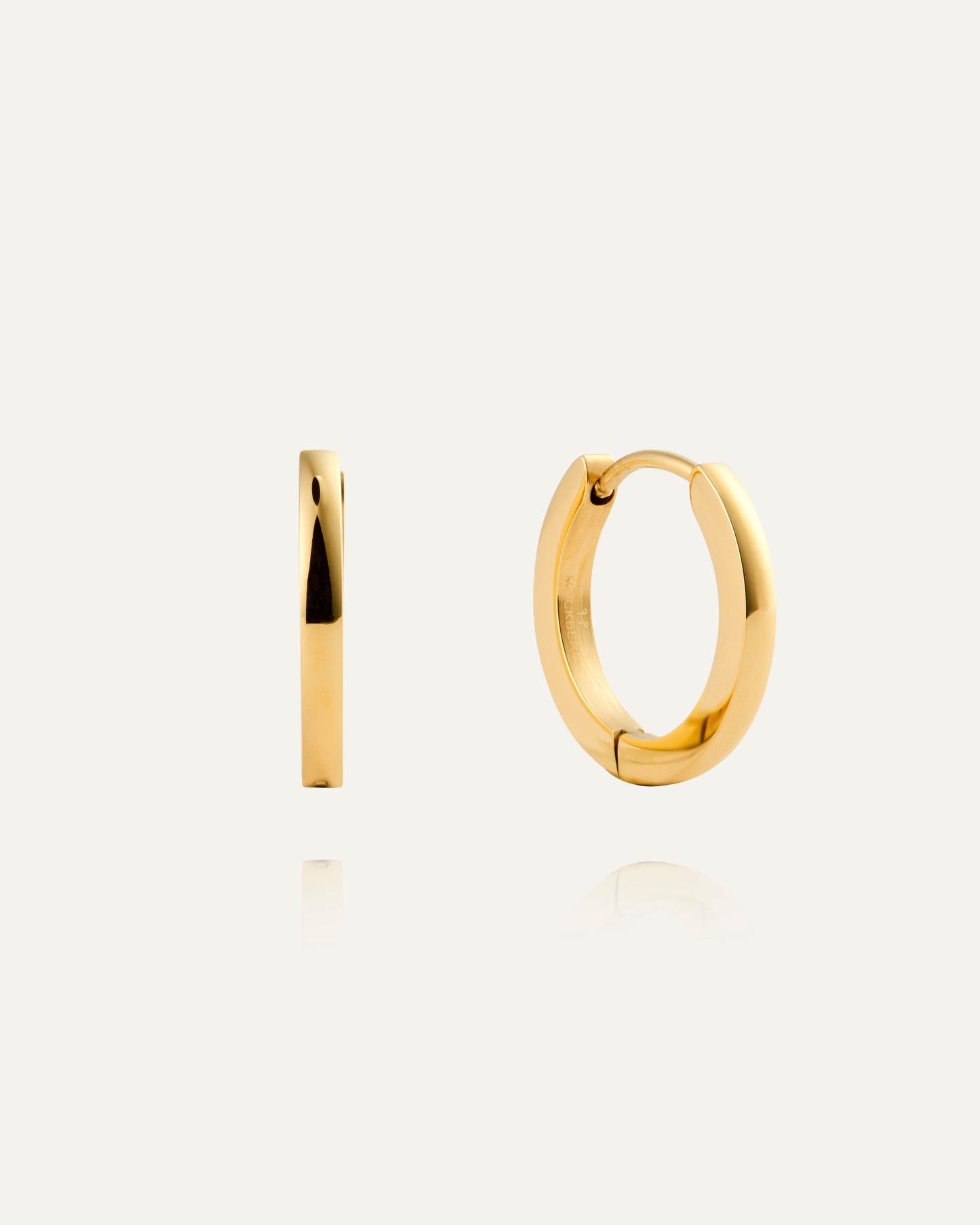 Classic Gold Hoops Small