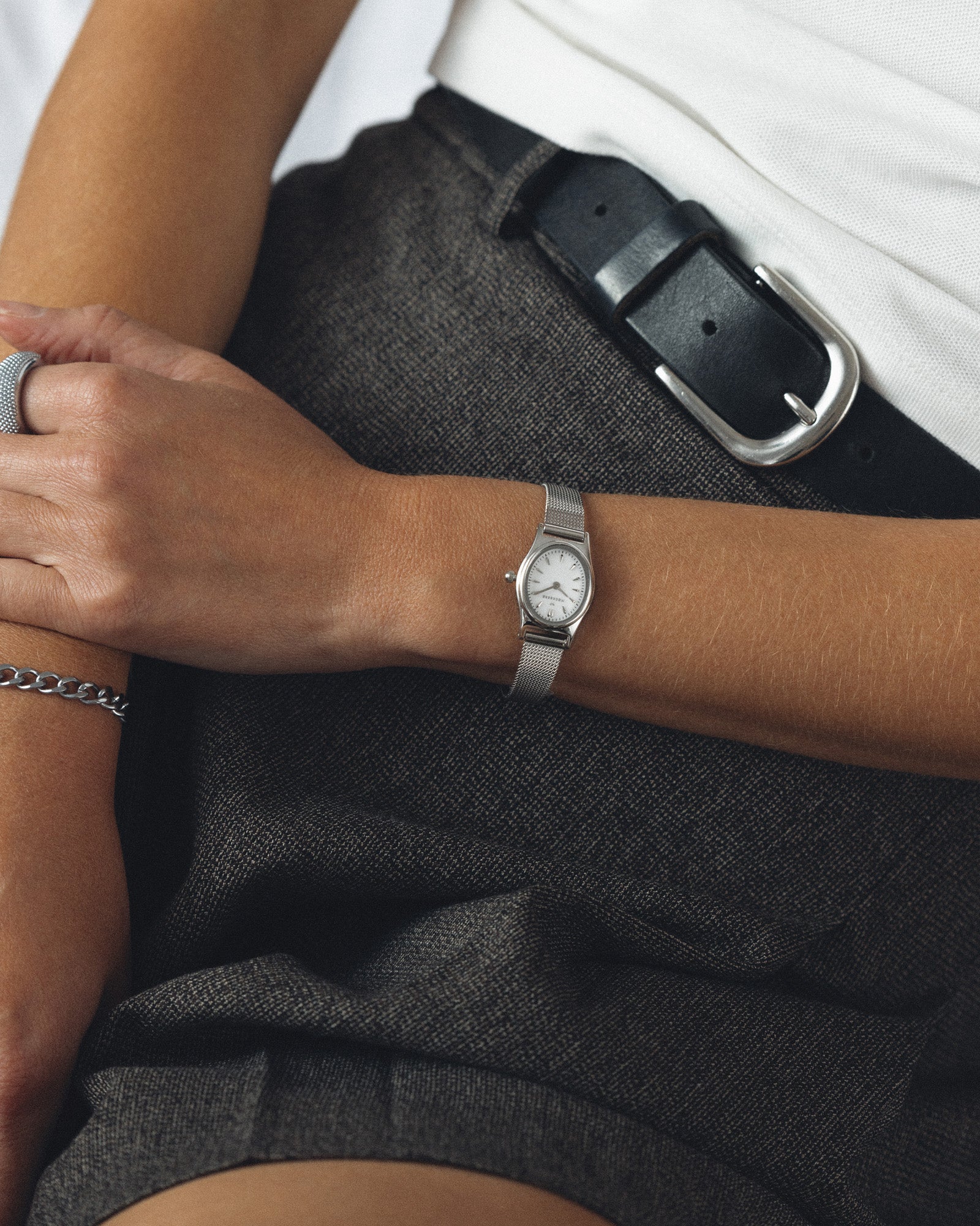 Retro Mesh Watch