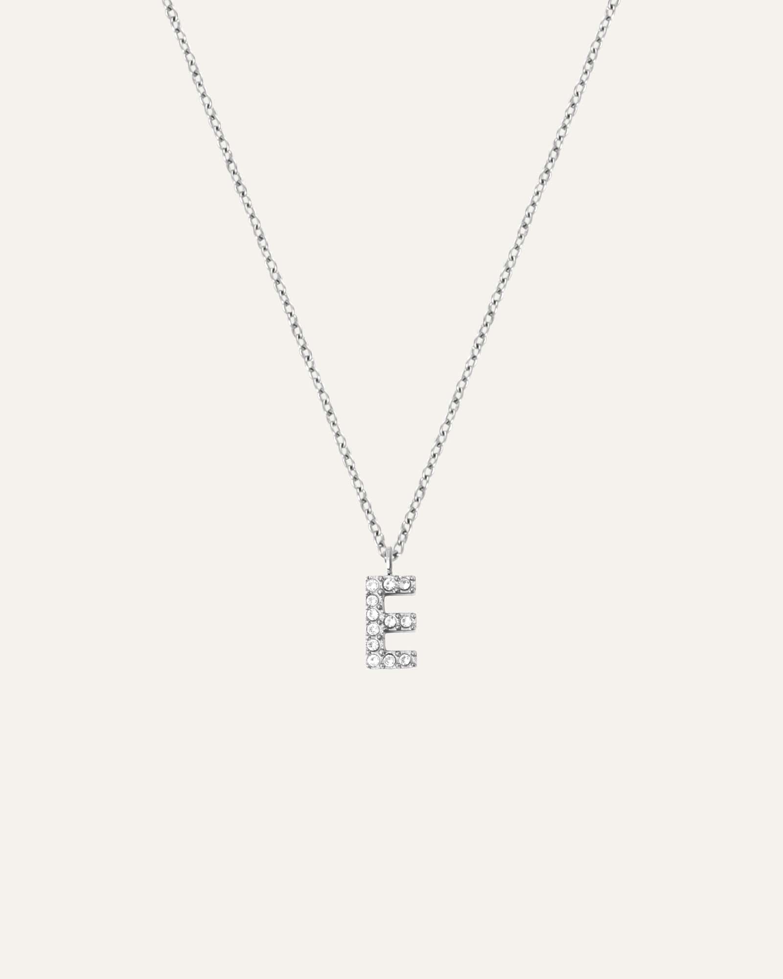 Petite Stone Letter Necklace