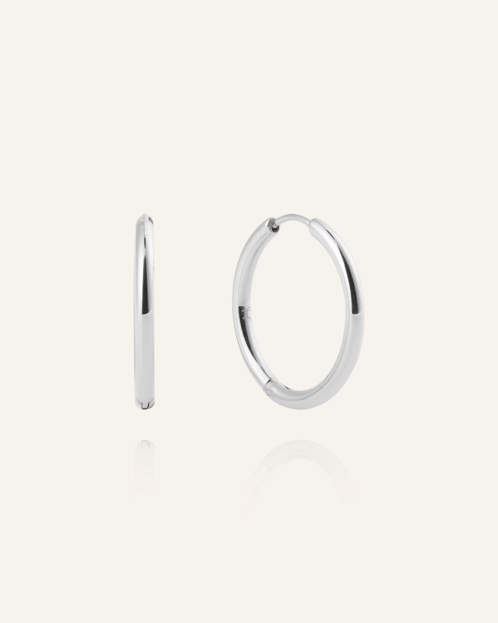 Slim Large Hoops