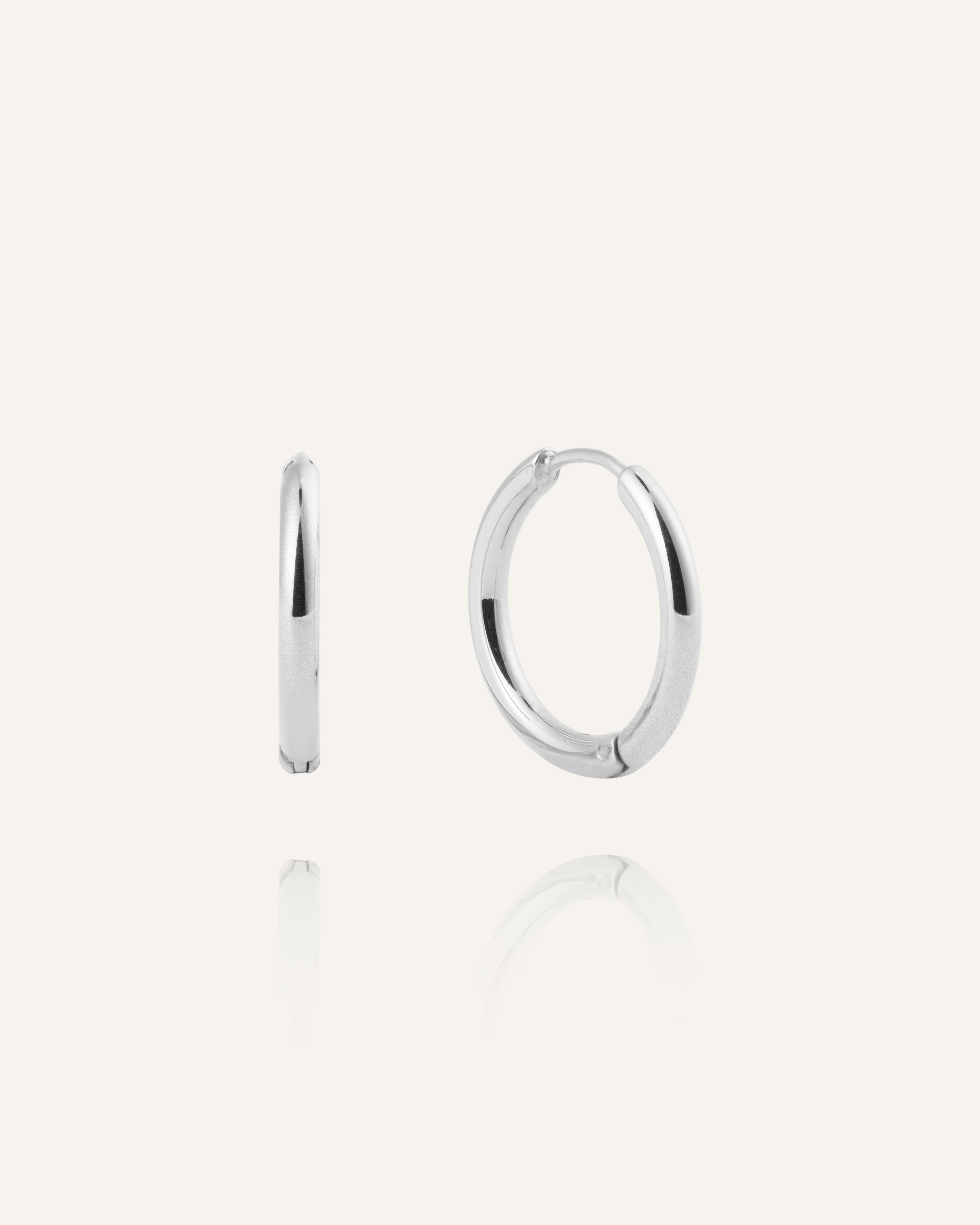Slim Medium Hoops