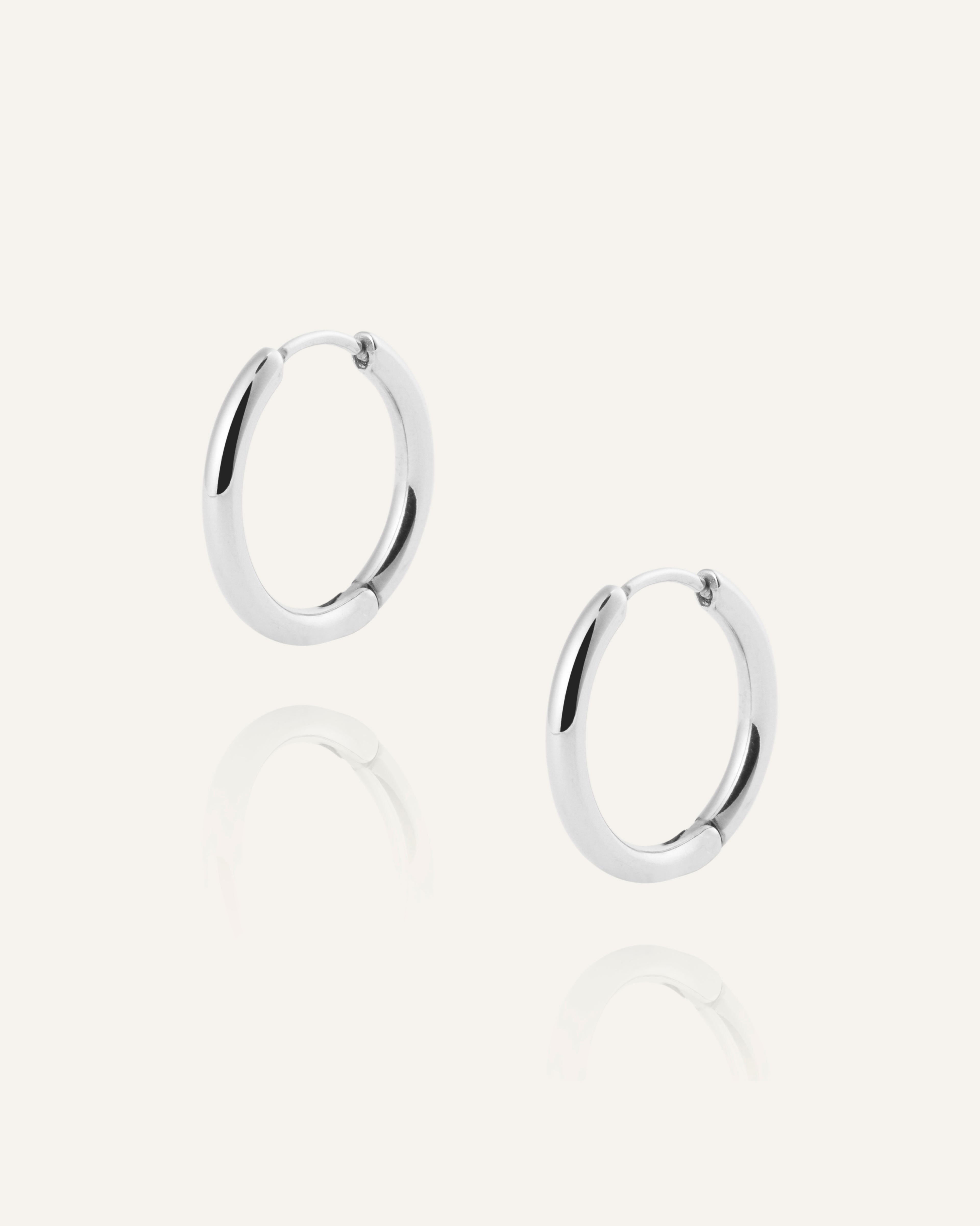 Slim Medium Hoops