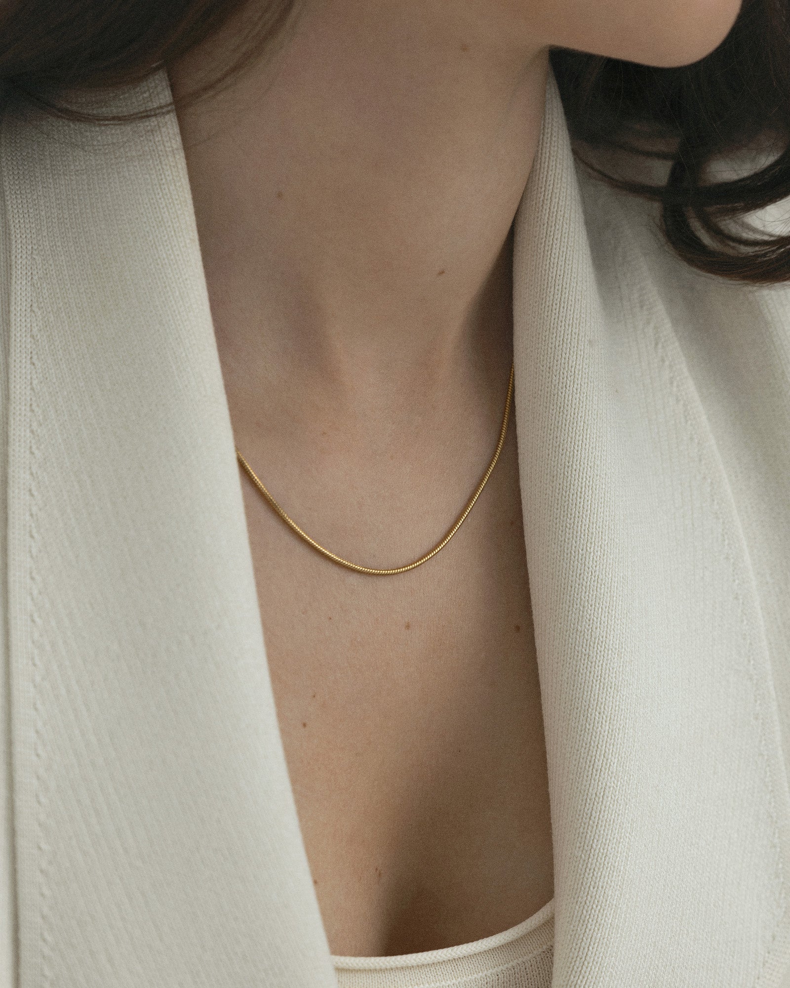 Schlangenkette Gold