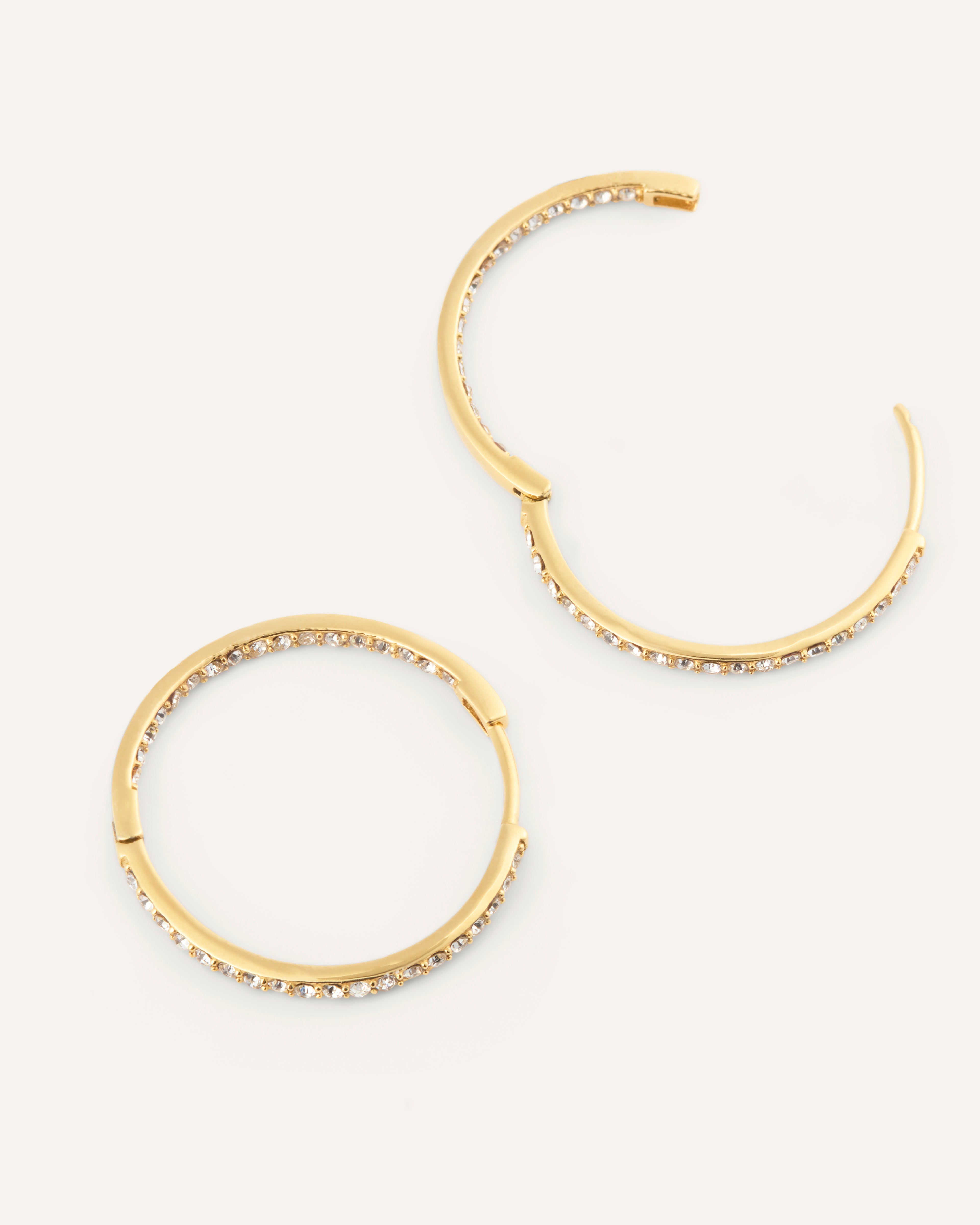 Sparkle Extra Large Hoops